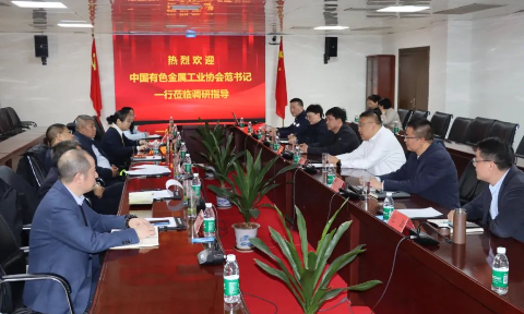 中國(guó)有色金屬工業(yè)協(xié)會(huì)黨委副書(shū)記范順科一行蒞臨明泰鋁業(yè)調(diào)研